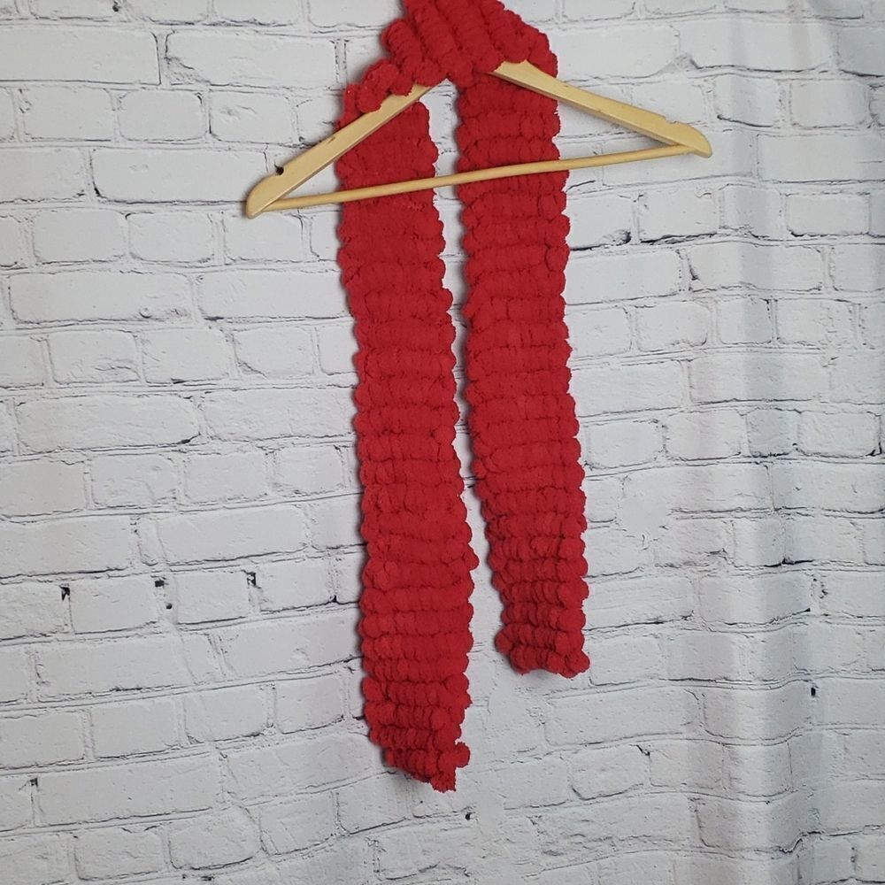 Red Winter Scarf - Picture 3 of 4